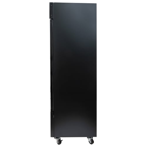 MoTak MGD-1DF-27-X 27 1/8" One Section Display Freezer w/ Swing Door - Bottom Mount Compressor, Black, 115v