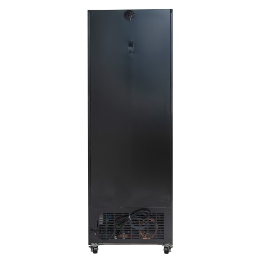 MoTak MGD-1DF-27-X 27 1/8" One Section Display Freezer w/ Swing Door - Bottom Mount Compressor, Black, 115v