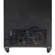 MoTak MGD-1DF-27-X 27 1/8" One Section Display Freezer w/ Swing Door - Bottom Mount Compressor, Black, 115v