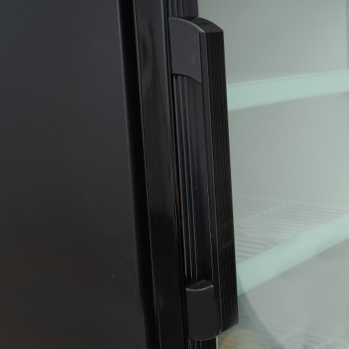 MoTak MGD-1DF-27-X 27 1/8" One Section Display Freezer w/ Swing Door - Bottom Mount Compressor, Black, 115v