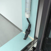 MoTak MGD-1DR-21-X 21 5/8" One Section Glass Door Merchandiser - (1) Right Hinge Doors, Black, 115v