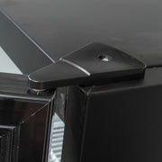 MoTak MGD-1DR-21-X 21 5/8" One Section Glass Door Merchandiser - (1) Right Hinge Doors, Black, 115v