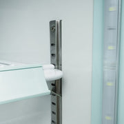 MoTak MGD-1DR-25-X 25 5/8" One Section Glass Door Merchandiser - (1) Right Hinge Doors, Black, 115v