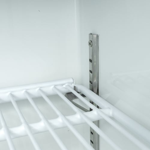 MoTak MGD-1DR-25-X 25 5/8" One Section Glass Door Merchandiser - (1) Right Hinge Doors, Black, 115v
