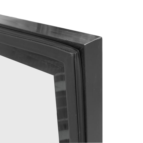 MoTak MGD-1DR-25-X 25 5/8" One Section Glass Door Merchandiser - (1) Right Hinge Doors, Black, 115v