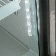 MoTak MGD-1DR-25-X 25 5/8" One Section Glass Door Merchandiser - (1) Right Hinge Doors, Black, 115v