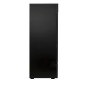 MoTak MGD-3DR-80-X 78 3/8" Three Section Glass Door Merchandiser - (2) Left/Right Hinge Doors, Black, 115v