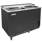 MoTak MGF-49-X 2 Section Glass Chiller w/ 240 Mug Capacity - Black, 115v