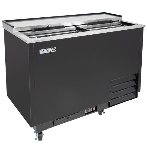 MoTak MGF-49-X 2 Section Glass Chiller w/ 240 Mug Capacity - Black, 115v