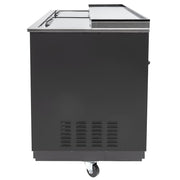 MoTak MGF-49-X 2 Section Glass Chiller w/ 240 Mug Capacity - Black, 115v