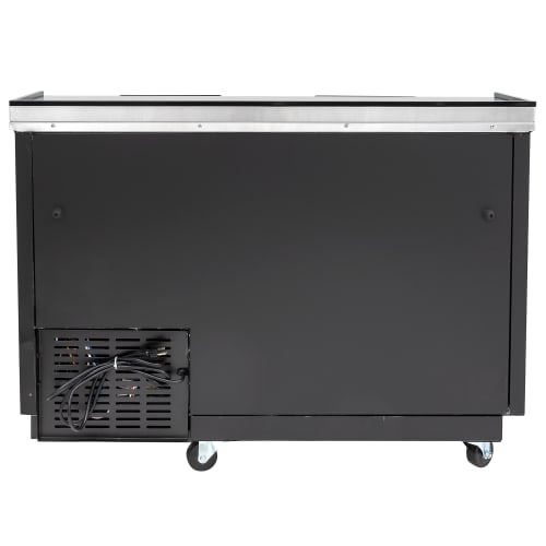 MoTak MGF-49-X 2 Section Glass Chiller w/ 240 Mug Capacity - Black, 115v