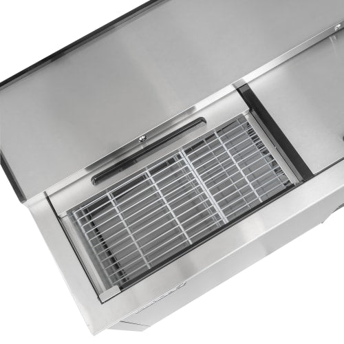 MoTak MGF-49-X 2 Section Glass Chiller w/ 240 Mug Capacity - Black, 115v