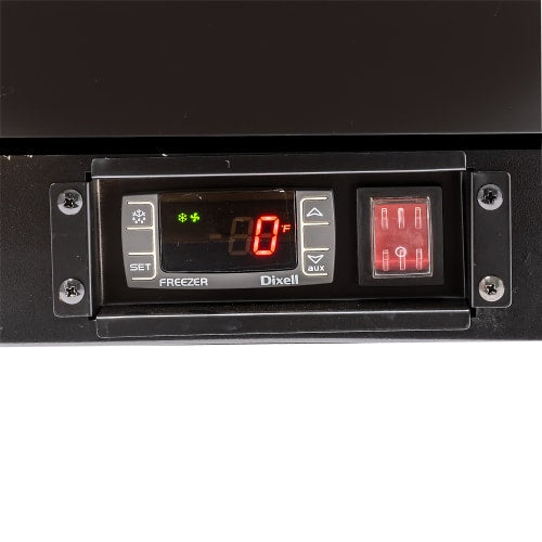 MoTak MGF-49-X 2 Section Glass Chiller w/ 240 Mug Capacity - Black, 115v