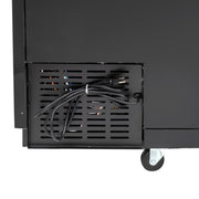 MoTak MGF-49-X 2 Section Glass Chiller w/ 240 Mug Capacity - Black, 115v