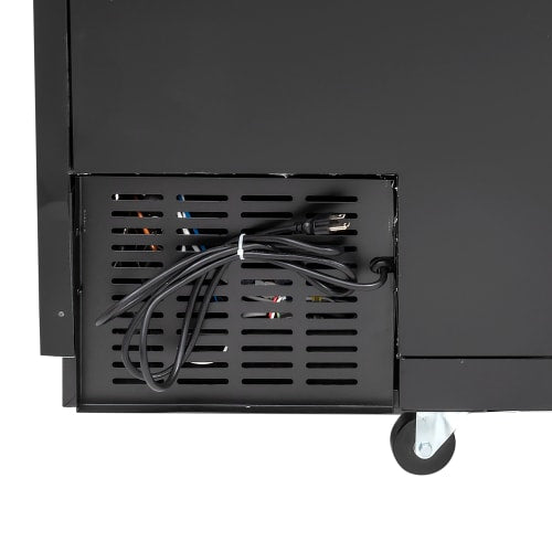 MoTak MGF-49-X 2 Section Glass Chiller w/ 240 Mug Capacity - Black, 115v