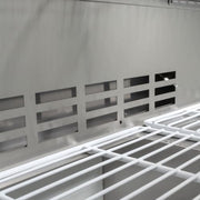 MoTak MGF-49-X 2 Section Glass Chiller w/ 240 Mug Capacity - Black, 115v