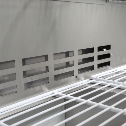 MoTak MGF-49-X 2 Section Glass Chiller w/ 240 Mug Capacity - Black, 115v