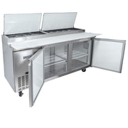 MoTak MPR-70-X 70 7/8" Pizza Prep Table w/ Refrigerated Base, 115v