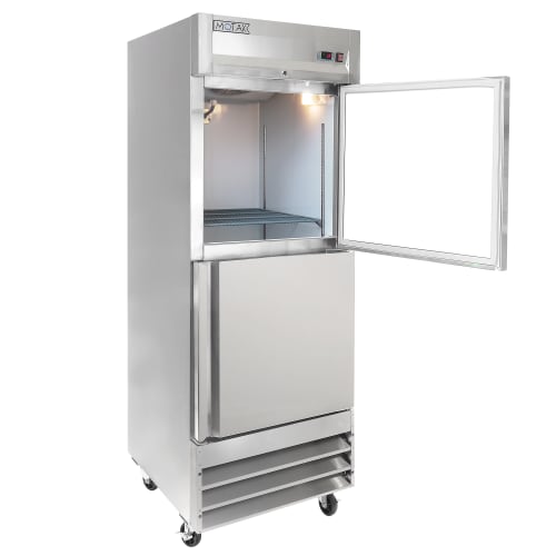 MoTak MSD-2HDR-BAL-X 29" One Section Reach In Refrigerator - (2) Right Hinge Solid Doors, 115v