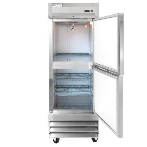 MoTak MSD-2HDR-BAL-X 29" One Section Reach In Refrigerator - (2) Right Hinge Solid Doors, 115v