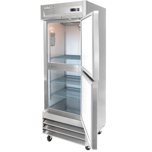 MoTak MSD-2HDR-BAL-X 29" One Section Reach In Refrigerator - (2) Right Hinge Solid Doors, 115v