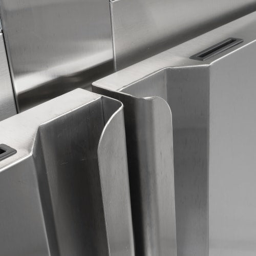 MoTak MSD-4HDF-BAL-X 54" Two Section Reach In Freezer, (4) Left/Right Hinge Solid Doors, 115v