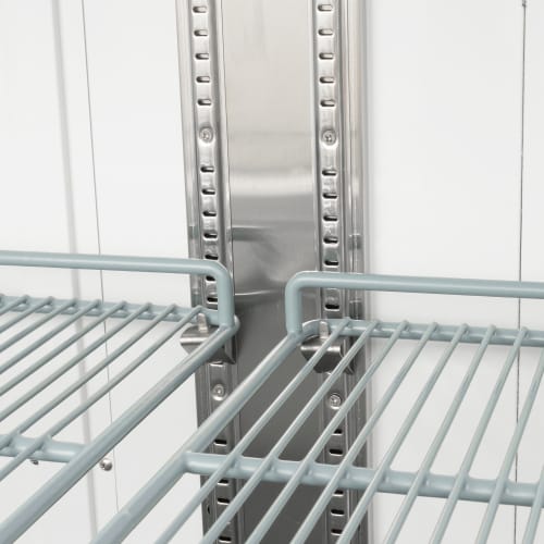 MoTak MSD-4HDF-BAL-X 54" Two Section Reach In Freezer, (4) Left/Right Hinge Solid Doors, 115v