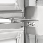 MoTak MSD-4HDR-BAL-X 54" Two Section Reach In Refrigerator - (4) Left/Right Hinge Solid Doors, 115v