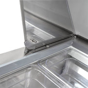MoTak MST-36-X 36 1/4" Sandwich/Salad Prep Table w/ Refrigerated Base, 115v