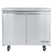 MoTak MUR-36-X 36 1/4" Undercounter Refrigerator w/ (2) Sections & (2) Doors, 115v