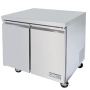 MoTak MUR-36-X 36 1/4" Undercounter Refrigerator w/ (2) Sections & (2) Doors, 115v