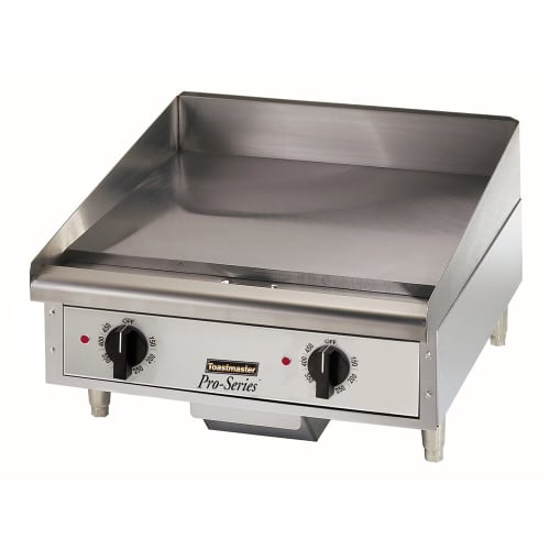 Toastmaster TMGE24 24" Electric Griddle w/ Thermostatic Controls - 3/4" Steel Plate, 208-240v