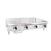 Toastmaster TMGE48 48" Electric Griddle w/ Thermostatic Controls - 3/4" Steel Plate, 208-240v