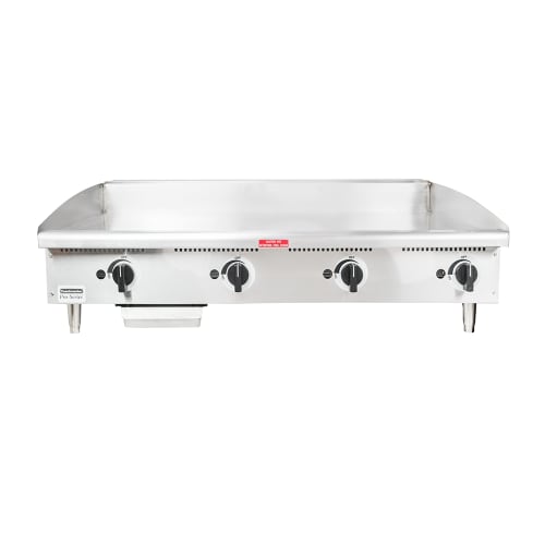 Toastmaster TMGE48 48" Electric Griddle w/ Thermostatic Controls - 3/4" Steel Plate, 208-240v