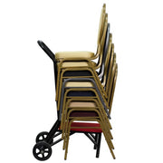Flash Furniture FD-STK-DOLLY-GG Stacking Chair Dolly w/ (10) Chair Capacity - Steel, Black