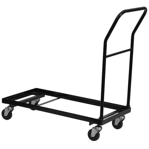 Flash Furniture HF-700-DOLLY-GG Folding Chair Dolly w/ (36) Chair Capacity - Steel, Black