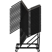 Flash Furniture HF-MUS-DOLLY-GG Chair Dolly w/ (18) Chair Capacity - Steel, Black