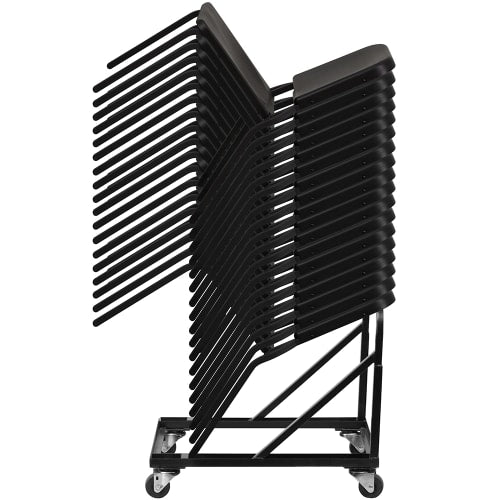 Flash Furniture HF-MUS-DOLLY-GG Chair Dolly w/ (18) Chair Capacity - Steel, Black