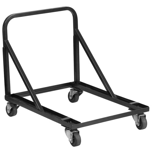 Flash Furniture HF-MUS-DOLLY-GG Chair Dolly w/ (18) Chair Capacity - Steel, Black
