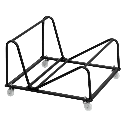 Flash Furniture RUT-188-DOLLY-GG Stacking Chair Dolly w/ (30) Chair Capacity - Steel, Black