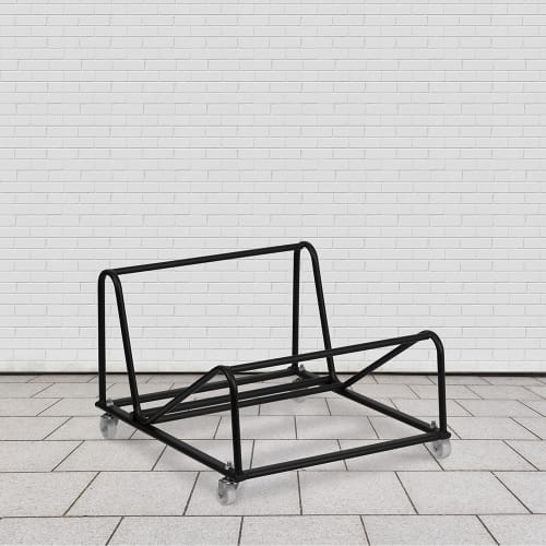 Flash Furniture RUT-188-DOLLY-GG Stacking Chair Dolly w/ (30) Chair Capacity - Steel, Black