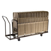 National Public Seating DY-35 Folding Chair Dolly w/ (35) Chair Capacity for Standard Folding Chairs