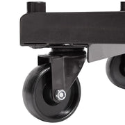 National Public Seating DY700/800 Chair Dolly w/ (36) Chair Capacity for Series 800 Chairs - Steel, Dark Brown