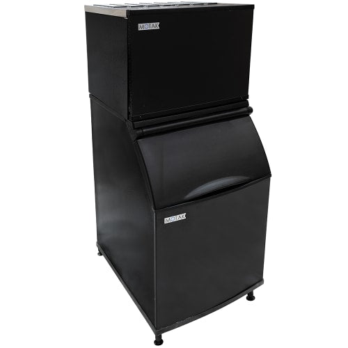 MoTak PKM0335SA-161/PKB0535 325 lb PKM Series Half Cube Ice Machine w/ Bin - 534 lb Storage, Air Cooled, 115v