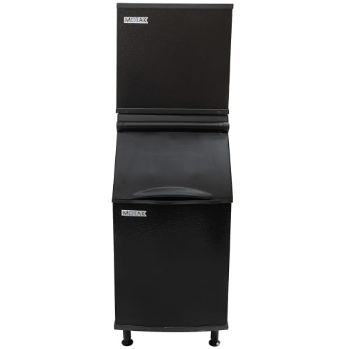 MoTak PKM0425SA-161/PKB0425 425 lb PKM Series Half Cube Ice Machine w/ Bin - 386 lb Storage, Air Cooled, 115v