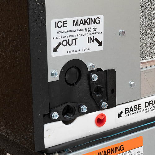 MoTak PKM0425SA-161/PKB0425 425 lb PKM Series Half Cube Ice Machine w/ Bin - 386 lb Storage, Air Cooled, 115v