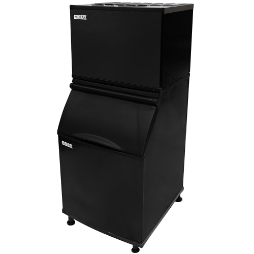 MoTak PKM0535SA-161/PKB0535 525 lb PKM Series Half Cube Ice Machine w/ Bin - 534 lb Storage, Air Cooled, 115v