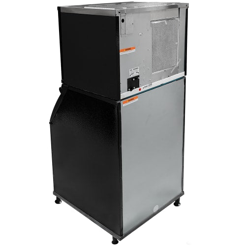 MoTak PKM0535SA-161/PKB0535 525 lb PKM Series Half Cube Ice Machine w/ Bin - 534 lb Storage, Air Cooled, 115v