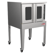 BakeMax America BASCO5E Commercial Electric Convection Oven – Floor Model with 12 Pan Capacity.