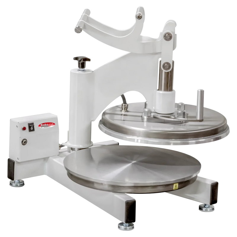 BakeMax BMDMS218 Countertop Manual Dual Heat Dough Press – 18".